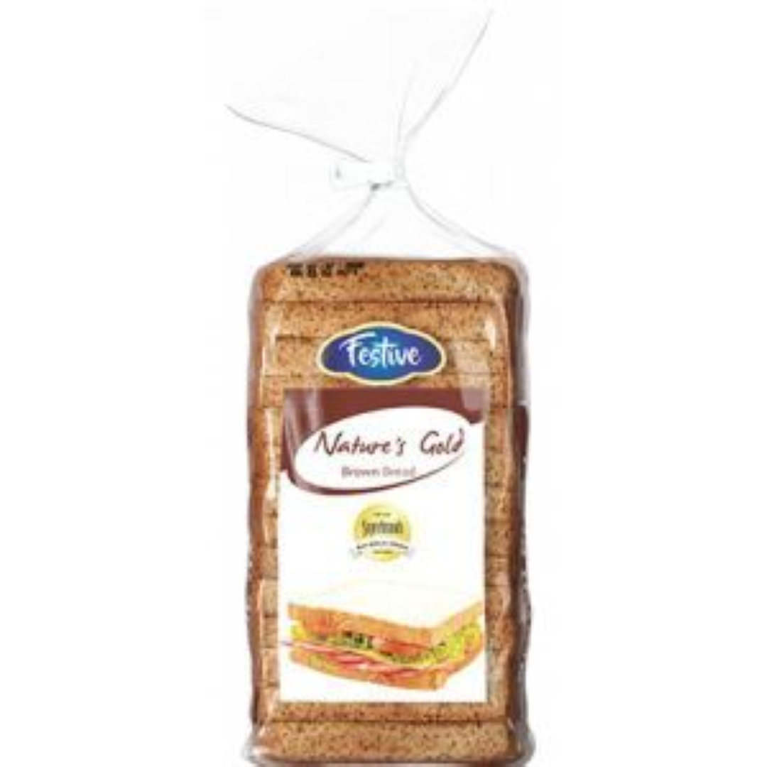 NATURES GOLD BROWN BREAD 800G